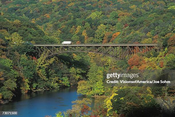 "bear mountain bridge, new york" - bear mountain bridge stock pictures, royalty-free photos & images