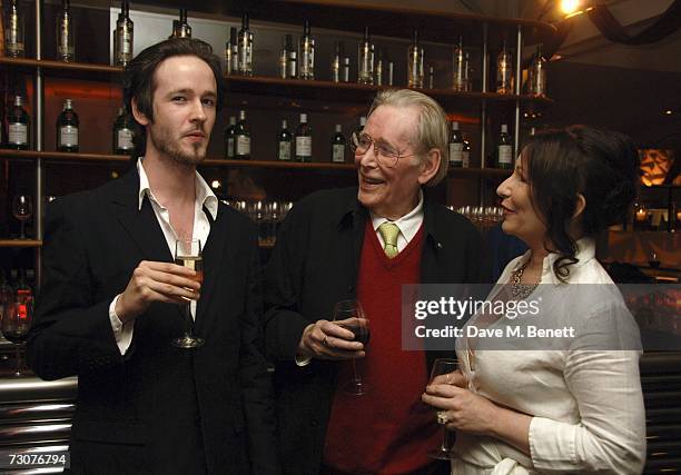 Actor Peter O'Toole with his children Lorcan and Kate attend the pre drinks reception prior to the gala screening of Venus, at Bluebird January 22,...