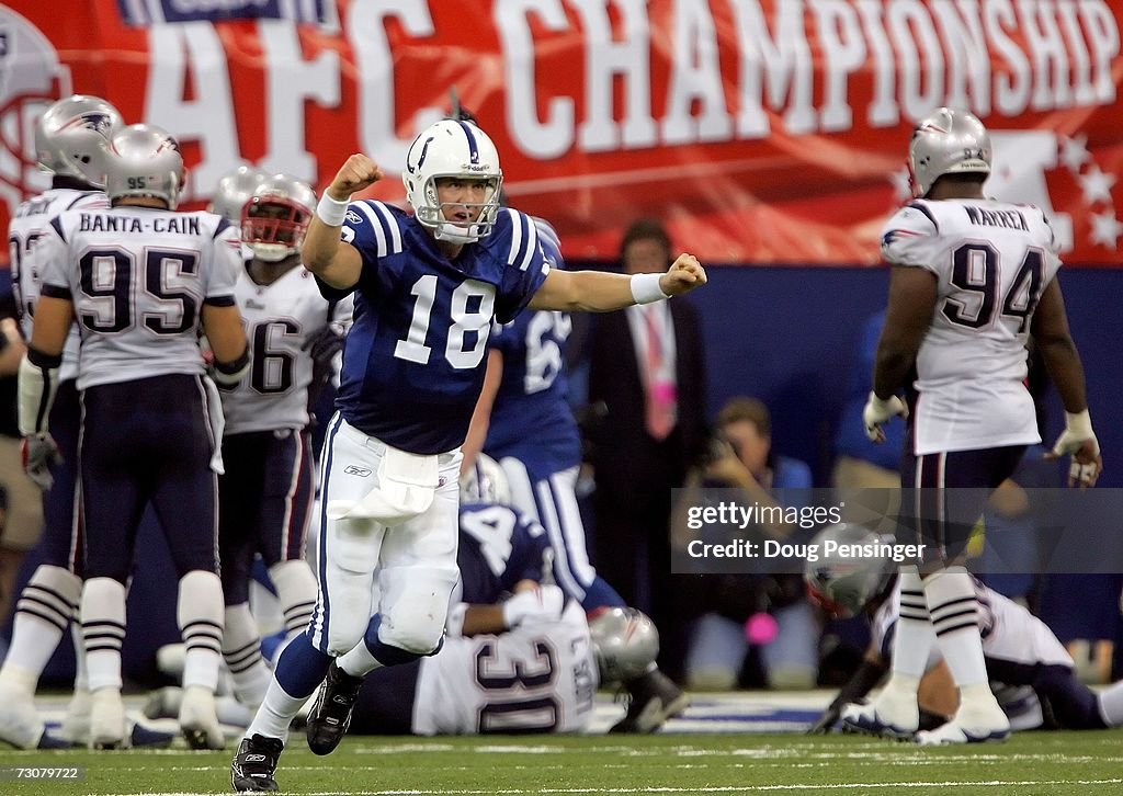 AFC Championship - New England Patriots v Indianapolis Colts