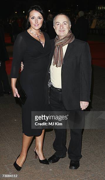 Tony Robinson and Louise Hobbs attend the UK premiere of "Blood Diamond" held at the Odeon Leicester Square on January 23, 2006 in London, England.