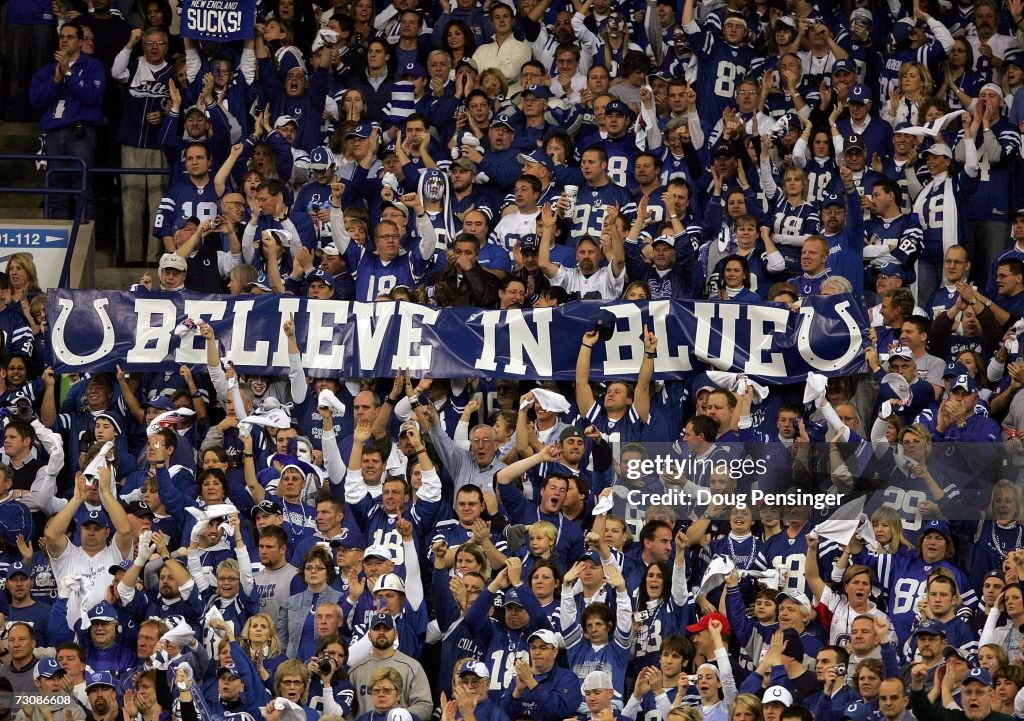 AFC Championship - New England Patriots v Indianapolis Colts