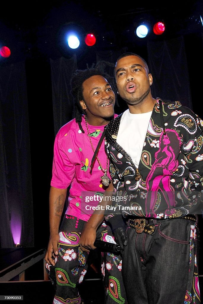 Pretty Ricky Members Pretty Ricky members Slick 'Em and Baby Blue perform at Pretty... News ...