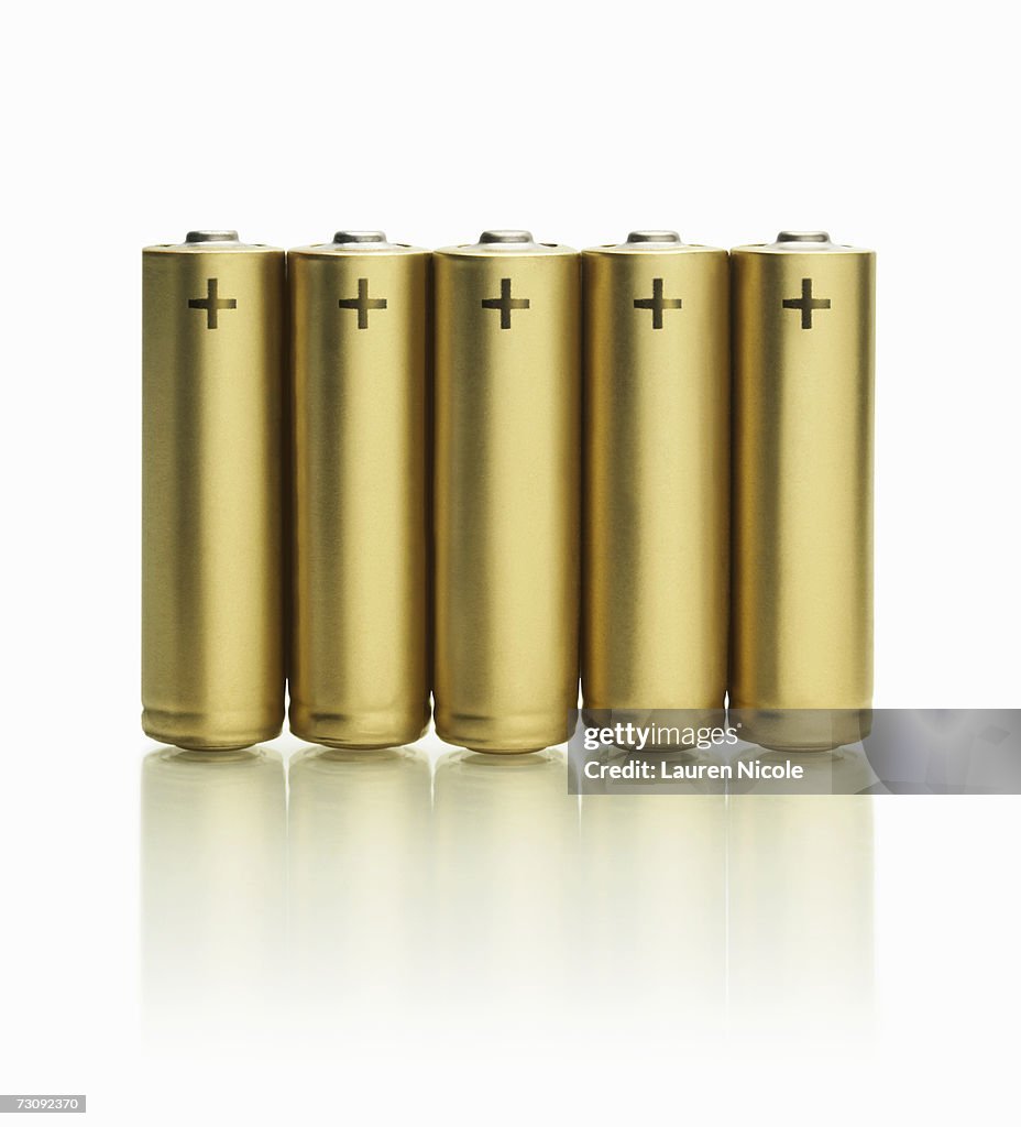 Row of batteries