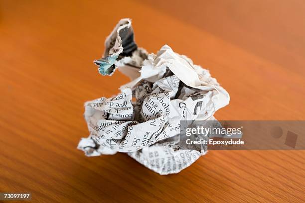Squashed Newspaper 545 Crumpled Newspaper Stock Photos, High-Res Pictures, and Images ...