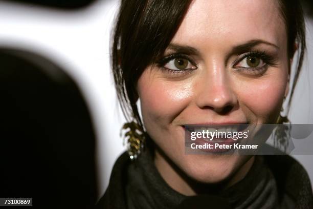 Actress Christina Ricci attends the Black Snake Moan Party at the Celcius Bar and Grill during the 2007 Sundance Film Festival on January 24, 2007 in...