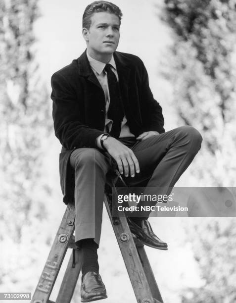 American actor Ryan O'Neal stars in the NBC TV series 'Empire', circa 1962.