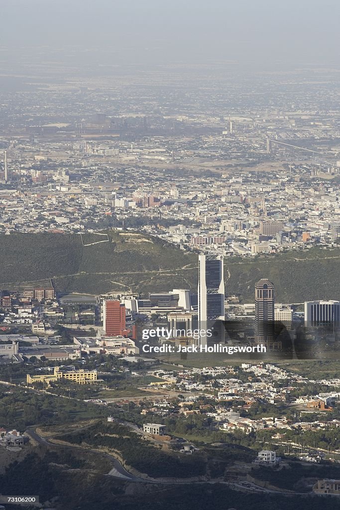 Aerial view of a city