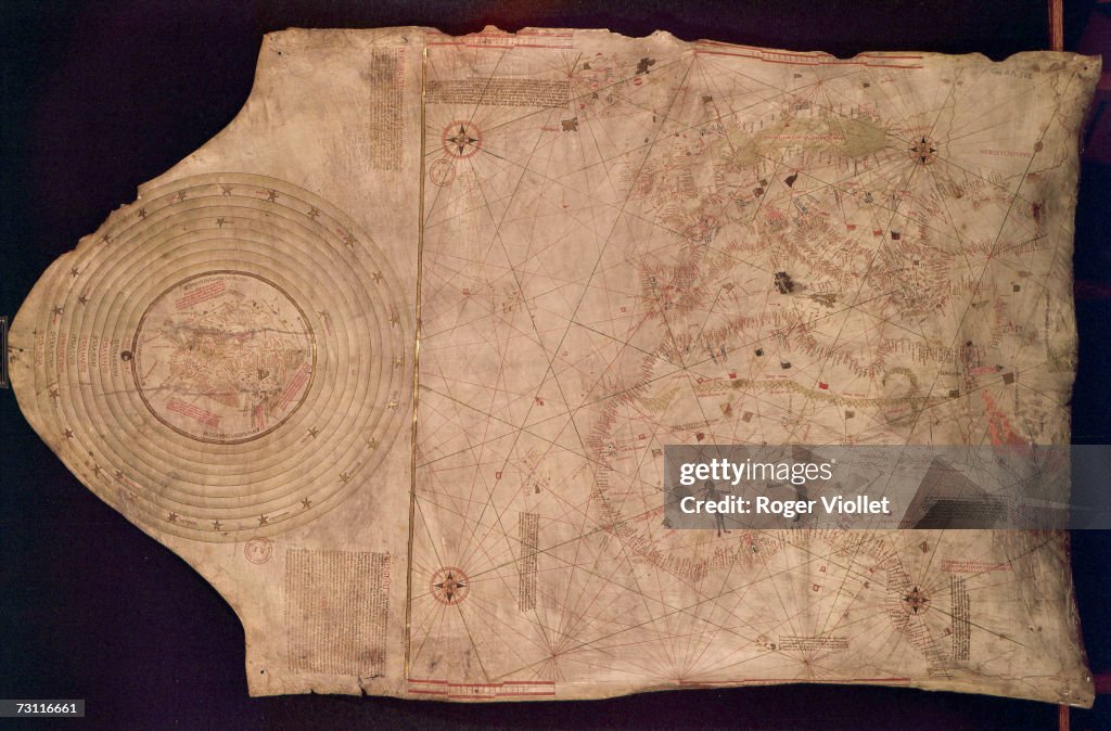 World Map, Circa 1450