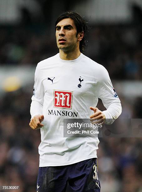 Ricardo Rocha of Tottenham Hotspur during the FA Cup sponsored by E.ON Fourth Round match between Tottenham Hotspur and Southend United at White Hart...