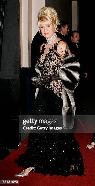 Ivana Trump arrives at Andy & Patti Wong's Chinese New Year Party at Madame Tussauds on January 27. 2007 in London, England. This year's...