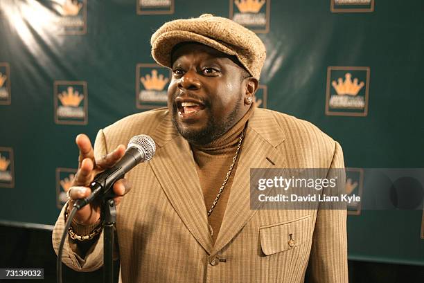 Comedian Cedric The Entertainer took part in roasting LeBron James to benefit the James Family Foundation and the Boys Hope Girls Hope of Cleveland...
