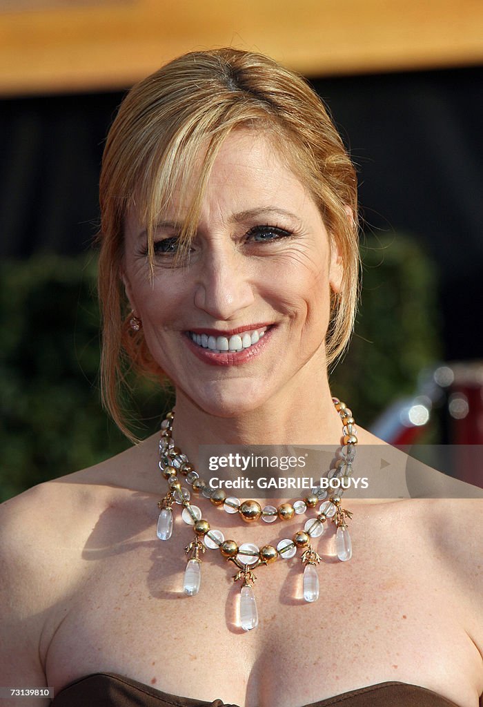 Actress Edie Falco arrives on the red carpet of the 13th Annual... News Photo Getty Images