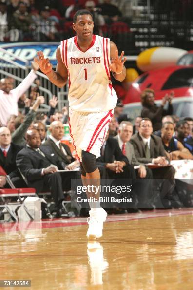 T Mac Rockets Tracy McGrady Houston Rockets after he scoring three points on... News ...