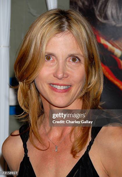 Writer Karen Leigh Hopkins arrives at the world premiere of "Because I Said So" at ArcLight Hollywood on January 30, 2007 in Hollywood, California.