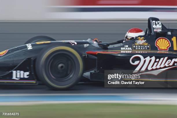 Bobby Rahal of the United States drives the MillerTeam Rahal Reynard 96i Mercedes-Benz IC108C V8t during the Championship Auto Racing Teams 1996 PPG...