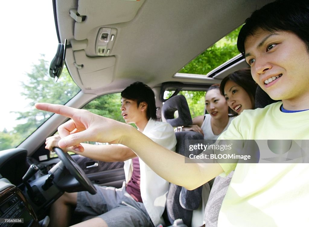 Young people driving