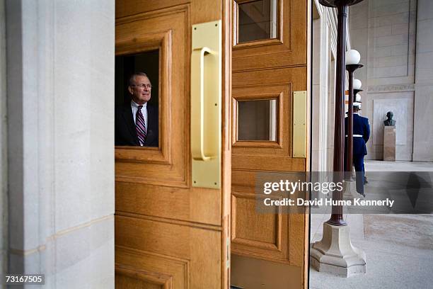 Secdef Rumsfeld 80 Rumsfelds Final Days In Office Stock Photos, High-Res Pictures, and ...