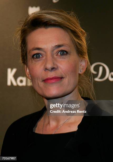 Actress Barbara Rudnik attends the Dom Perignon vernissage at the KaDeWe on January 31, 2007 in Berlin, Germany.