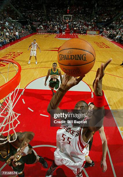 Mutumbo Rockets 91 Dikembe Mutombo Sonics Photos & High Res Pictures - Getty Images