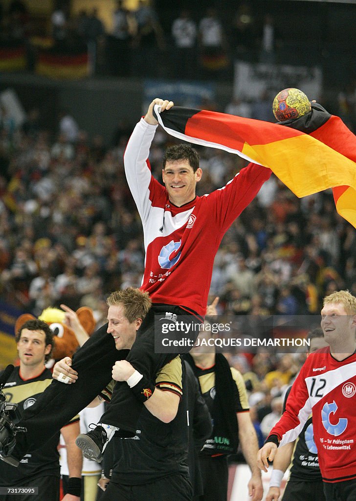 Man of the match German goalkeeper Henni...