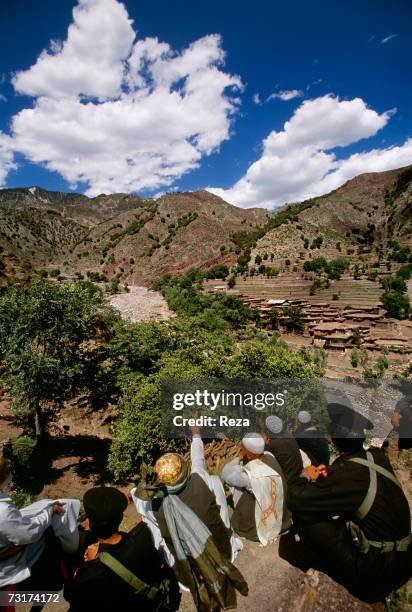 View of the Pakistani side of Tora Bora mountain in the Pashtun tribal zone of Waziristan on July, 2004 in Pakistan.