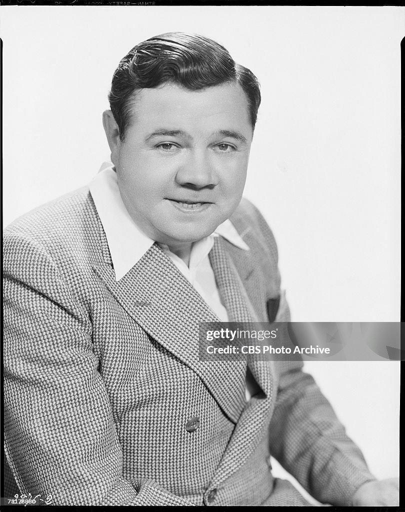 George Herman Ruth Jr. Portrait of American baseball player Babe Ruth , March 26, 1937. News ...
