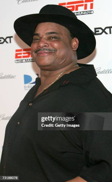 Former NFL player William "The Refrigerator" Perry attends ESPN The Magazine's Next Big Block Party during Super Bowl XLI weekend at the Design...