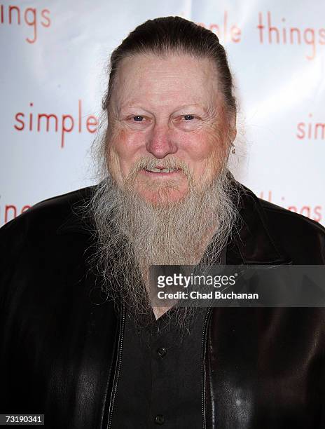 Actor Mickey Jones attends the LA premiere of "Simple Things" at Raleigh Theatre on February 2, 2007 in Los Angeles, California.
