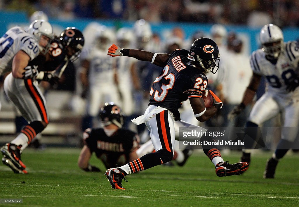 Super Bowl XLI: Indianapolis Colts v Chicago Bears