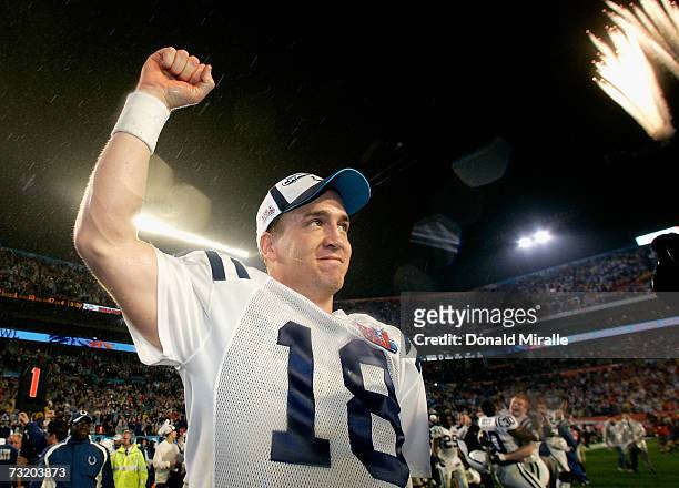 41. Super Bowl XLI: QB Peyton Manning, Indianapolis Colts