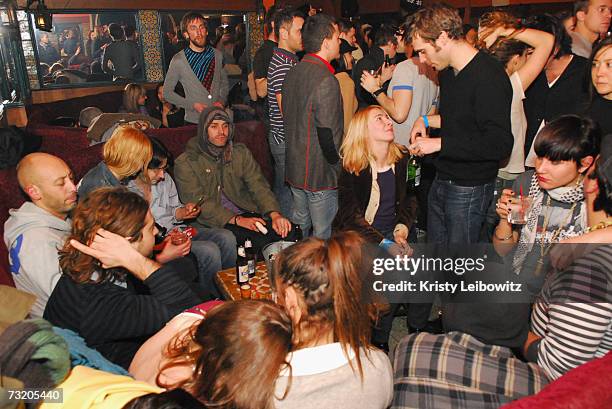 Guests enjoy the party hosted by Benjamin Cho at Sway on February 5, 2007 in New York