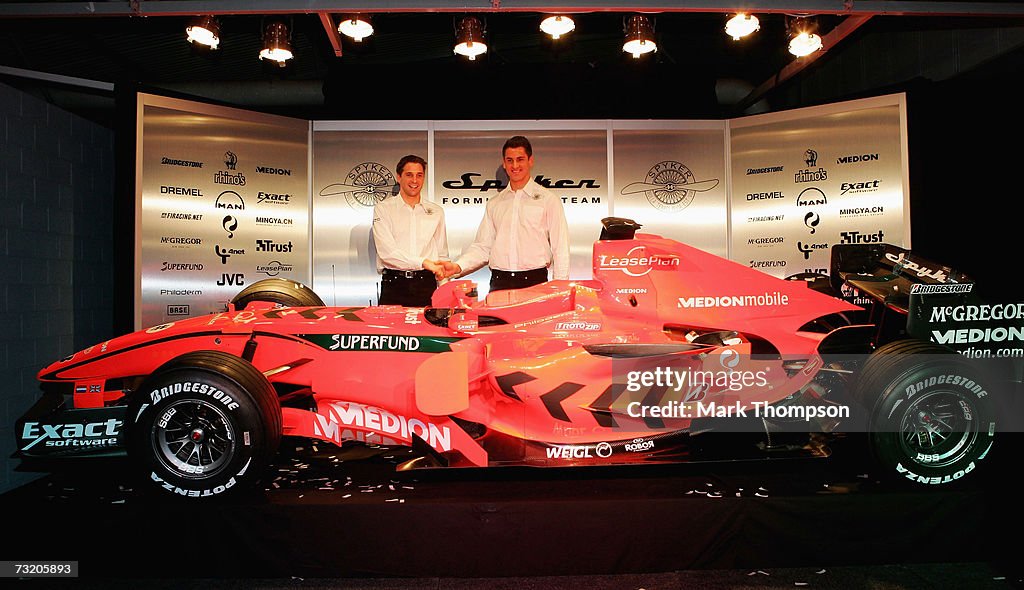 Spyker 2007 F1 Launch