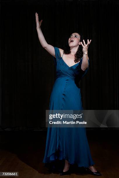 woman singing - opera stock pictures, royalty-free photos & images