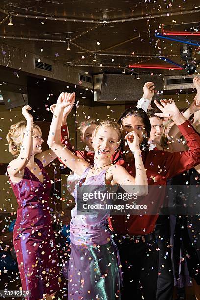 teenagers dancing - prom dancing stock pictures, royalty-free photos & images