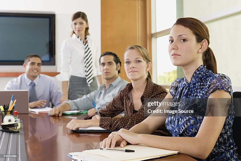 Colleagues in a meeting