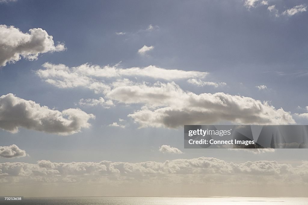 Clouds above the sea