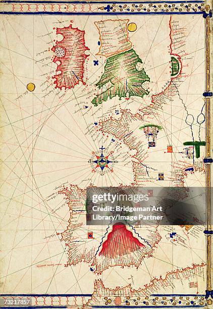 Map of Europe, from 'Carte Geografiche'