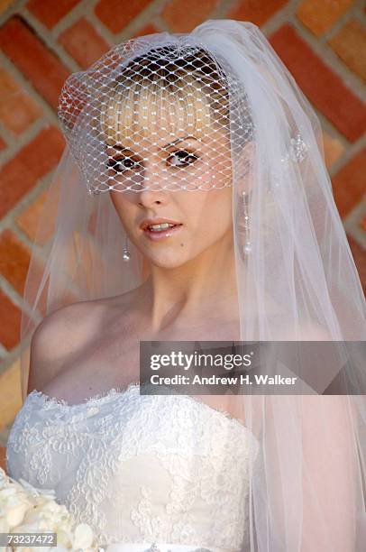 Miss USA Tara Conner returns to work after visiting rehab and poses for "Trump on the Ocean" advertising campaign in freezing weather on February 6,...