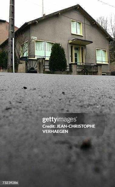 View dated 07 February 2007 of the house of the grand-mother of French convicted serial killer Francis Heaulme, in Vaux, eastern France. French...