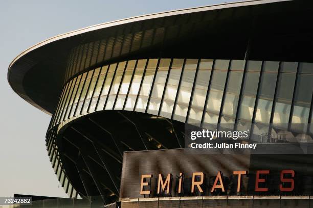 View of the Emirates Stadium on February 7, 2007 in London, England.