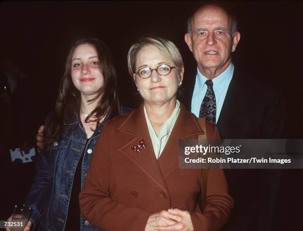 Actor Peter Boyle along with wife Lorraine and daughter Amy attend the Cowparade Auction To Benefit Charities held at Grand Central Terminal's...