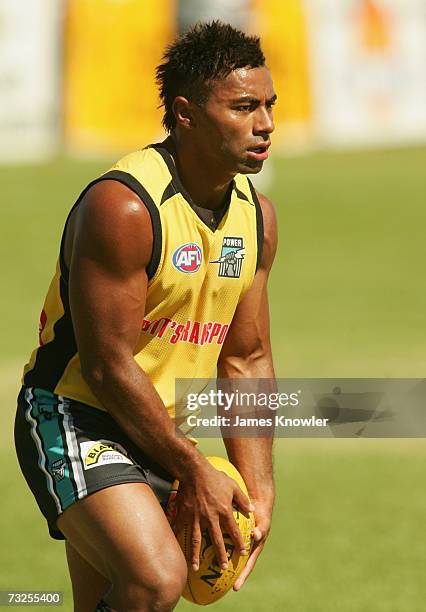 David Rodan 86 Port Adelaide Power Afl Community Camp Stock Photos, High-Res ...