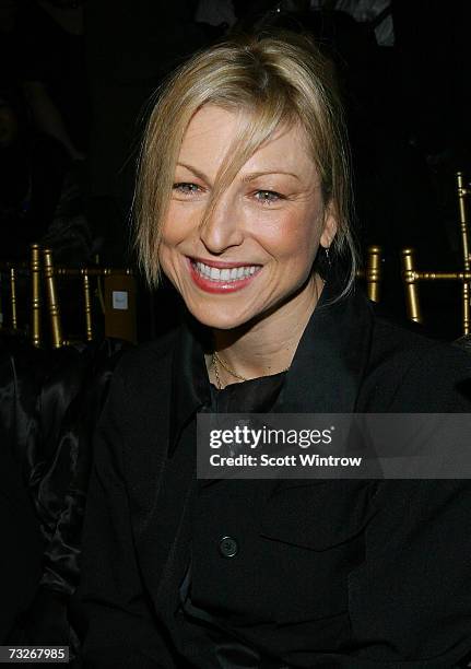 Actress Tatum O'Neil attends the Cynthia Rowley Fall 2007 fashion show during Mercedes-Benz fashion Week at Gotham Hall February 8, 2007 in New York...