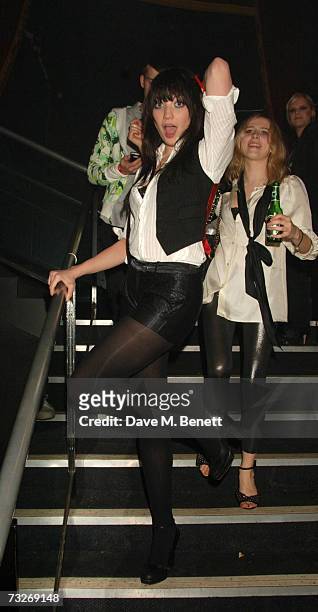 Daisy Lowe attends the Virgin Media launch party, at Cirque Hippodrome on February 8, 2007 in London, England.