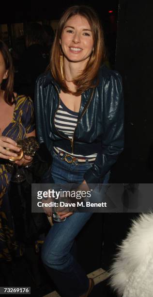 Jools Oliver attends the Virgin Media launch party, at Cirque Hippodrome on February 8, 2007 in London, England.