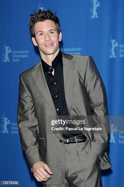 Actor Christian Oliver attends a photocall to promote the movie 'The Good German' during the 57th Berlin International Film Festival on February 9,...