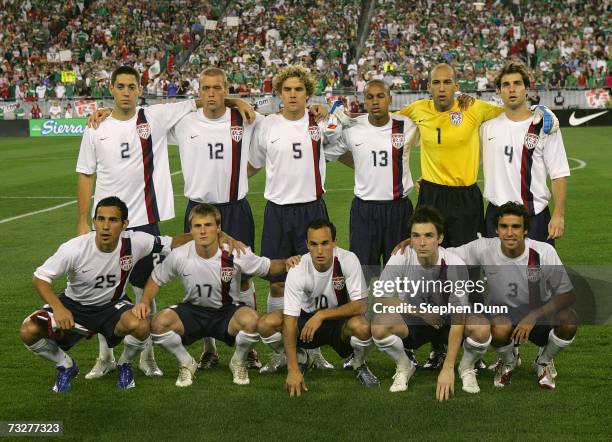 Clint Dempsey, Jimmy Conrad, Chris Albright, Ricardo Clark, goalkeeper Tim Howard, Carlos Bocanegra, Pablo Mastroeni, Chris Rolfe, Landon Donovan,...