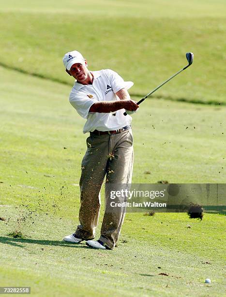 Simon Yates of Scotland during the third round of the 2007 Maybank Malaysian Open at Saujana Golf and Country Club on February 10, 2007 in Kuala...