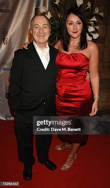 Tony Robinson and Louise Hobbs attend the Inaugural BAFTA Nominees Reception party at the Natural History Museum on February 10, 2007 in London,...