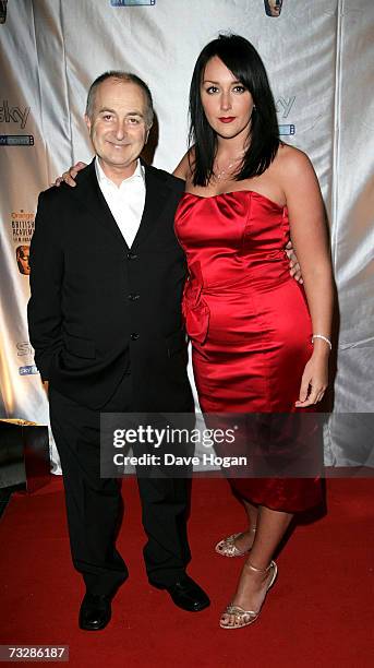 Actor Tony Robinson and his guest Louise Hobbs arrives at the Inaugural British Academy Film and Television Arts Nominees Reception hosted by Sky at...